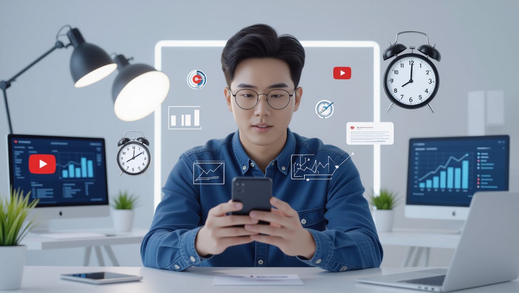 2026 유튜브 쇼츠 알고리즘 작동 원리와 조회수 폭발시키는 핵심 전략 7 ⏰ 알고리즘의 선택을 받는 업로드 타이밍과 운영 루틴