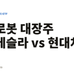 로봇 대장주 테슬라 vs 현대차