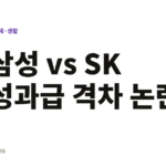 삼성 vs SK 성과급 격차 논란
