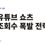 유튜브 쇼츠 조회수 폭발 전략